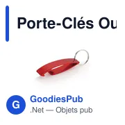 Porte-Clés Ouvre Bouteille Samo - Miniature 2