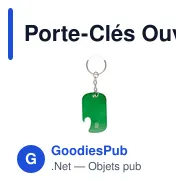 Porte-Clés Ouvre Bouteille Personnalisable avec Logo - Sawad - Miniature 1