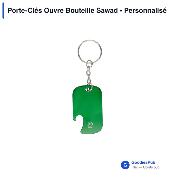 Porte-Clés Ouvre Bouteille Personnalisable avec Logo - Sawad - Image 1