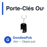Porte-Clés Ouvre Bouteille Personnalisable avec Logo - Sawad - Miniature 4