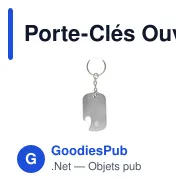 Porte-Clés Ouvre Bouteille Personnalisable avec Logo - Sawad - Miniature 7