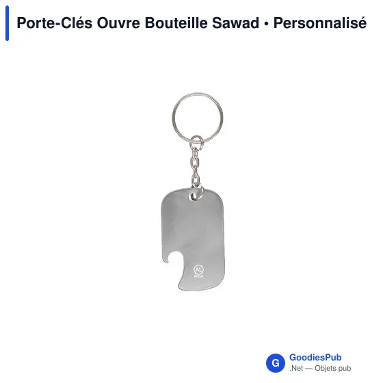 Porte-Clés Ouvre Bouteille Personnalisable avec Logo - Sawad - Image 7