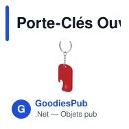 Porte-Clés Ouvre Bouteille Personnalisable avec Logo - Sawad - Miniature 9
