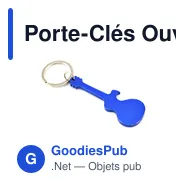 Porte-Clés Ouvre Bouteille Personnalisable avec Logo - Singe - Miniature 3