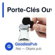 Porte-Clés Ouvre Bouteille Personnalisable avec Logo - Singe - Miniature 10