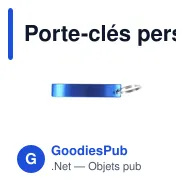 Porte-clés personnalisable avec décapsuleur Cleo pour logo - Miniature 9