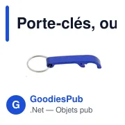 Porte-clés, ouvre-bouteilles | Macie - Miniature 1