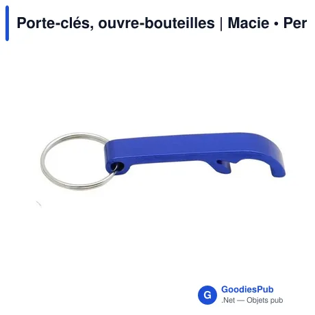 Porte-clés, ouvre-bouteilles | Macie