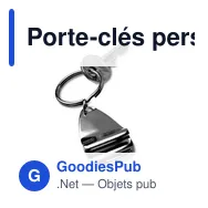 Porte-clés personnalisable ouvre-bouteilles avec logo - Madison - Miniature 2