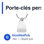 Porte-clés personnalisable ouvre-bouteilles avec logo - Madison - Miniature 4