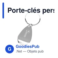 Porte-clés personnalisable ouvre-bouteilles avec logo - Madison - Miniature 5