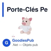 Porte-Clés Peluche Cernil - Miniature 1