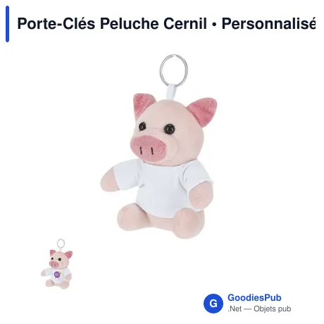 Porte-Clés Peluche Cernil