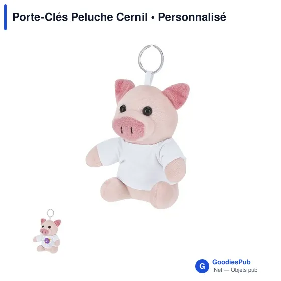 Porte-Clés Peluche Cernil - Image 1