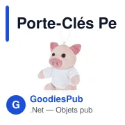 Porte-Clés Peluche Cernil - Miniature 3