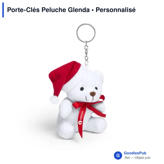 Porte-clés ourson personnalisable avec logo entreprise - Image 4