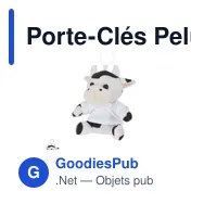 Porte-Clés Peluche Goose - Miniature 1