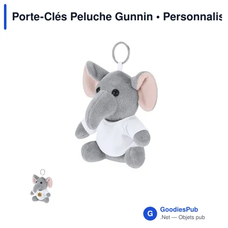 Porte-Clés Peluche Gunnin