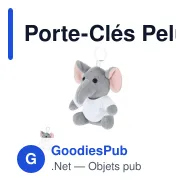 Porte-Clés Peluche Gunnin - Miniature 2