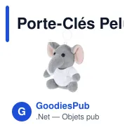 Porte-Clés Peluche Gunnin - Miniature 3