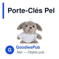 Porte-Clés Peluche Vireo - Miniature 2