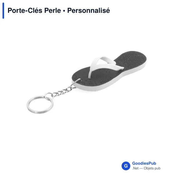 Porte-Clés Perle personnalisable avec logo - Accessoire clé original - Image 2