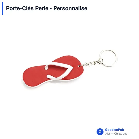 Porte-Clés Perle personnalisable avec logo - Accessoire clé original - Image 3