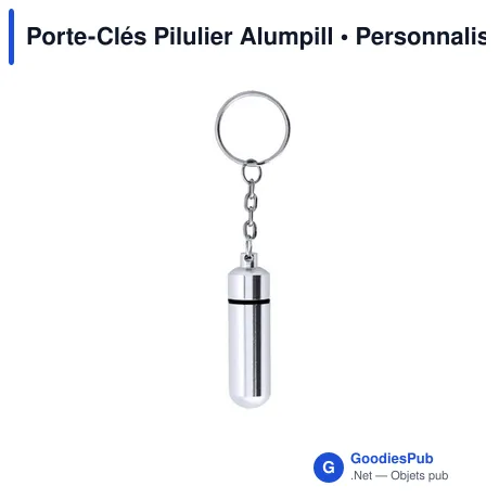 Porte-Clés Pilulier Alumpill