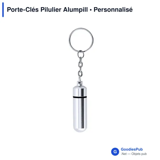 Porte-Clés Pilulier Alumpill - Image 1