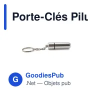 Porte-Clés Pilulier Alumpill - Miniature 2