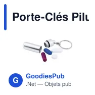 Porte-Clés Pilulier Alumpill - Miniature 4
