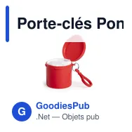 Porte-clés Poncho personnalisable avec logo - Birtox - Miniature 4