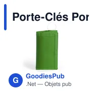 Porte-Clés Porte Monnaie personnalisable avec logo - Motok - Miniature 1