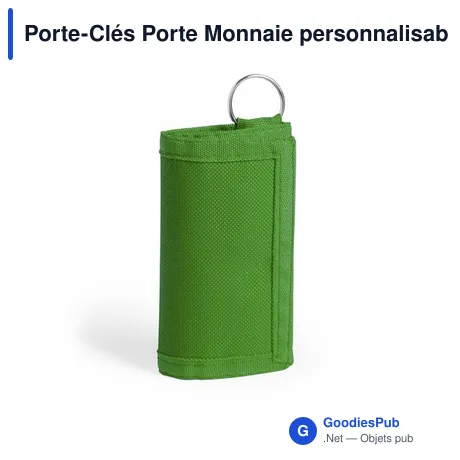Porte-Clés Porte Monnaie personnalisable avec logo - Motok