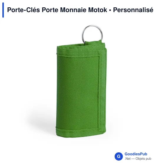 Porte-Clés Porte Monnaie personnalisable avec logo - Motok - Image 1