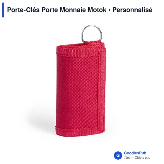 Porte-Clés Porte Monnaie personnalisable avec logo - Motok - Image 5