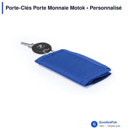 Porte-Clés Porte Monnaie personnalisable avec logo - Motok - Image 7