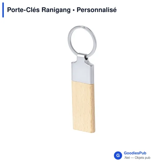 Porte-Clés personnalisable Ranigang avec logo pour entreprises - Image 1