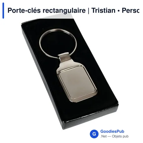 Porte-clés rectangulaire | Tristian