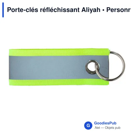 Porte-clés réfléchissant Aliyah