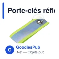 Porte-clés réfléchissant Aliyah - Miniature 2
