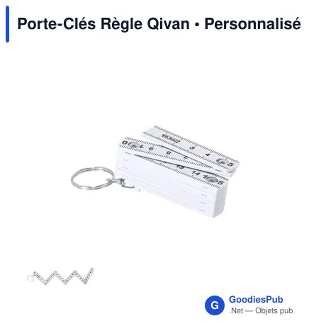 Porte-Clés Règle Qivan