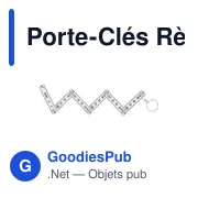 Porte-Clés Règle Qivan - Miniature 3