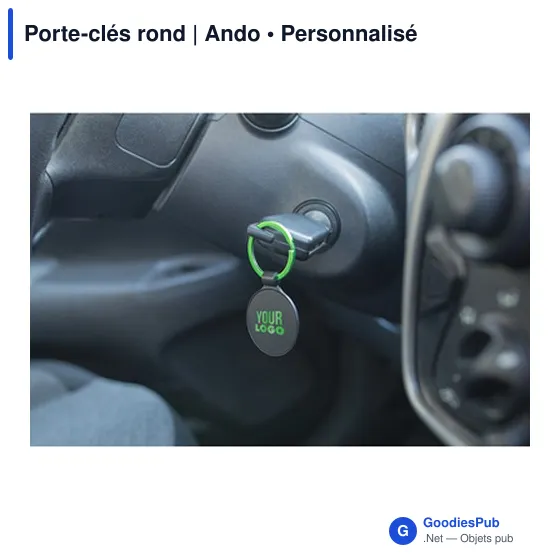 Porte-clés rond | Ando - Image 8