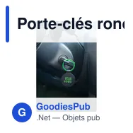 Porte-clés rond | Ando - Miniature 9
