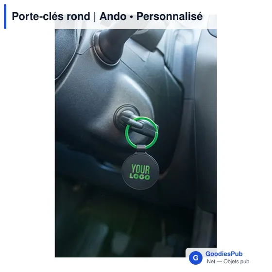 Porte-clés rond | Ando - Image 9