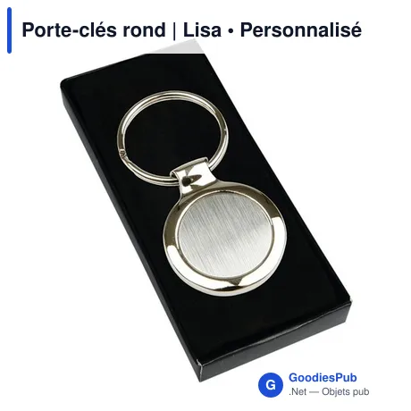 Porte-clés rond | Lisa