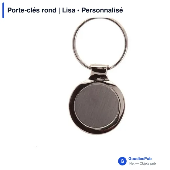 Porte-clés rond | Lisa - Image 3