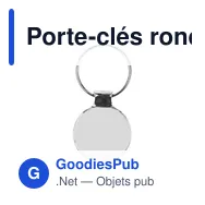 Porte-clés rond | Lisa - Miniature 4