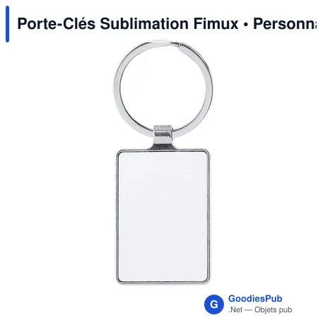 Porte-Clés Sublimation Fimux
